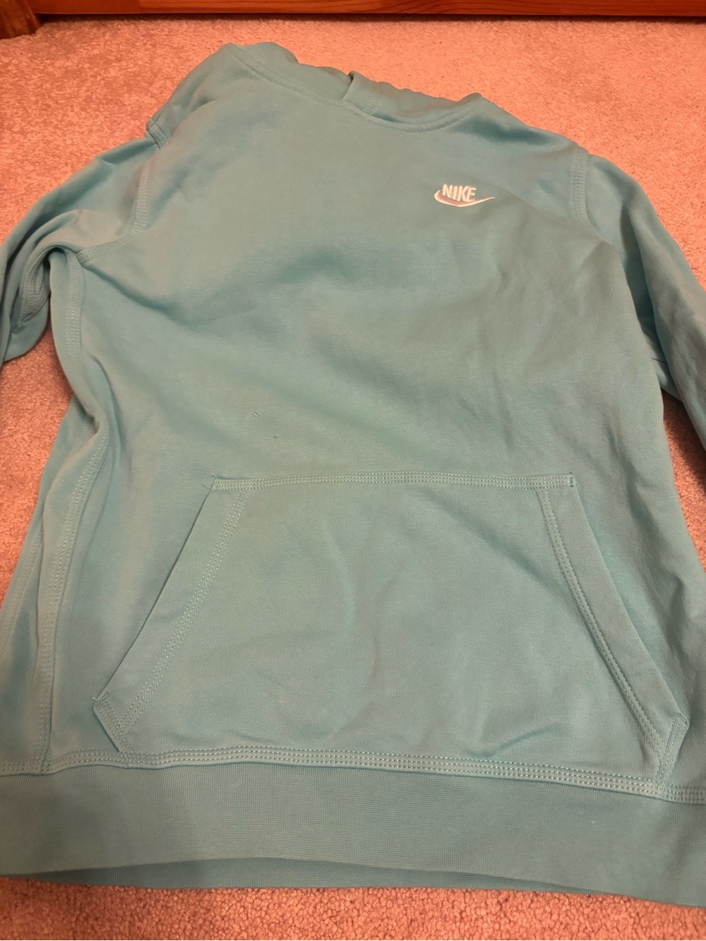 Nike girls Light Teal hooded Sweatshirt and matching sweatpants